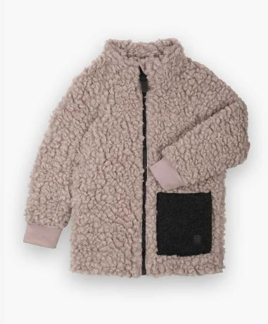 Kids-Jacke Plüsch aus 100% Naturfasern. 85% Schurwolle,15% Tencel