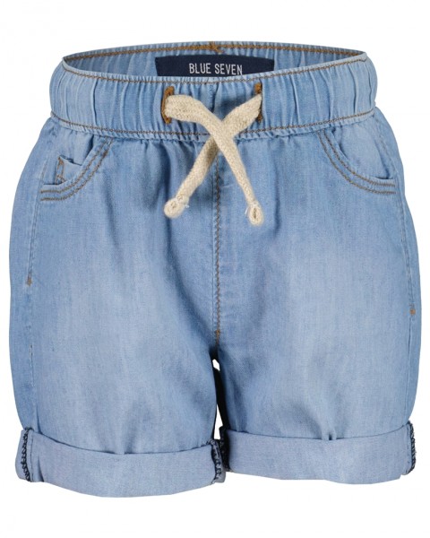 Jeans Schlupfbermuda, jeansblau