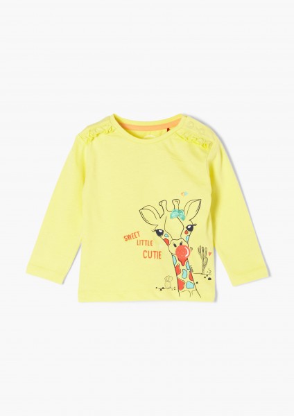 T-Shirt langarm, gelb