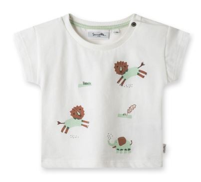 T-Shirt Weiß Löwe