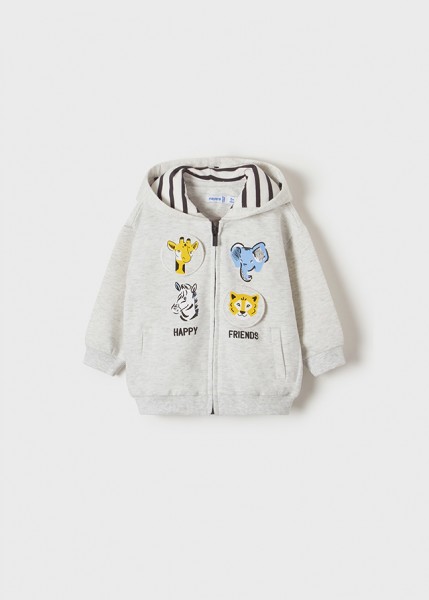 Sweatjacke play, grau