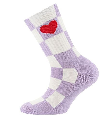 Socken Karo Lila Mini Me