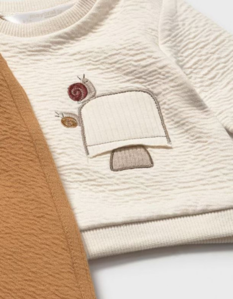 Sweatshirt Schnecke/Tasche