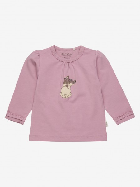 Longsleeve GOTS, lilas