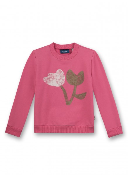 Sweatshirt "Flower", pink