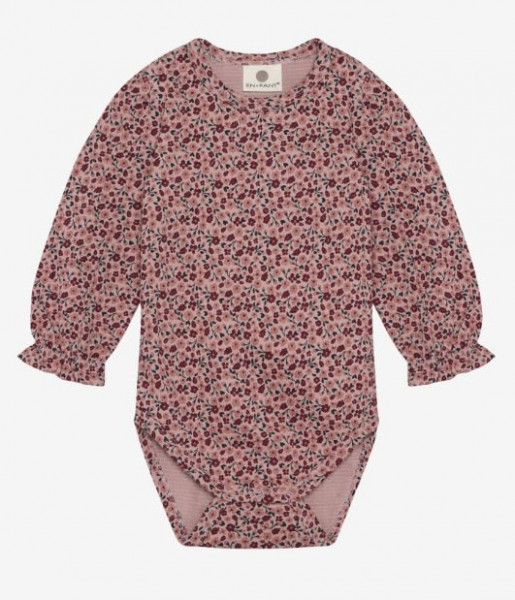 Langarmbody Blumen