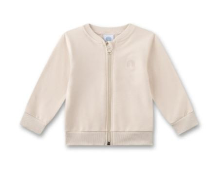 Sweatjacke Creme