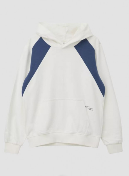 Sweatshirt Weiß/Blau