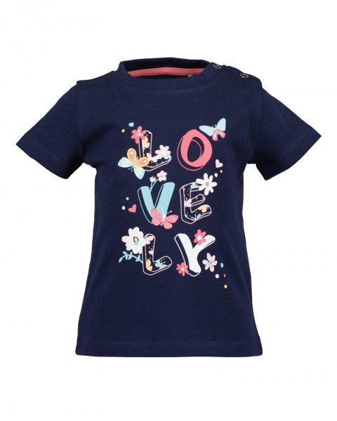 T-Shirt, Rundhals, ultramarin