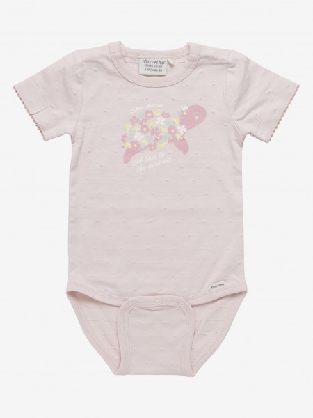 Body kurz Jacquard, peach whip