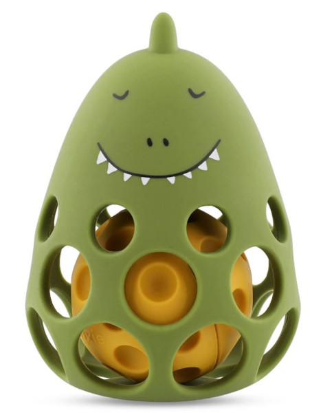 Sensorik Rassel aus Silikon Mr. Dino