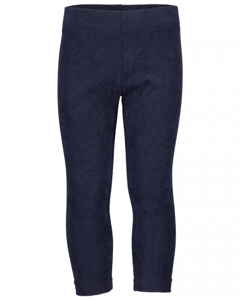 Kord-Leggings, ultramarin