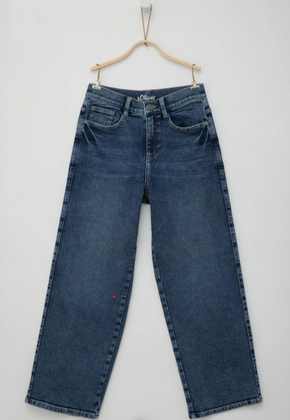 Jeans-Hose Blau SLIM Baggy Relaxed fit Medium rise Wide leg