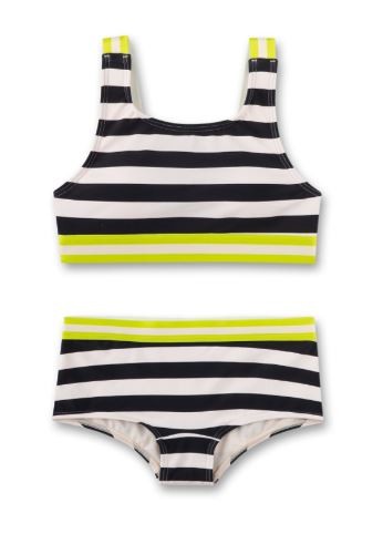 Bikini Schwarz/Limette