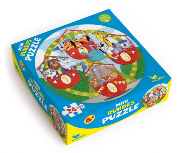 Rundes Puzzle - Auf dem Riesenrad