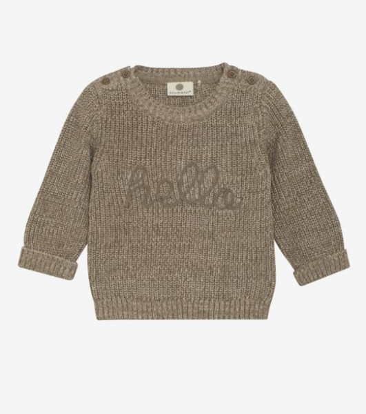 Strickpulli Hello
