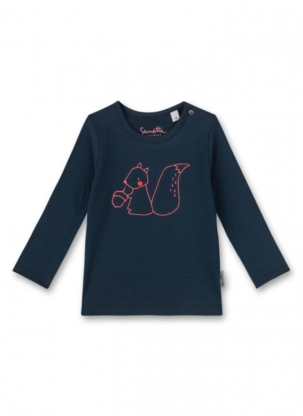 Shirt langarm Dunkelblau Sweet Squirrel