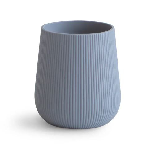 Übungsbecher aus Silikon Blau