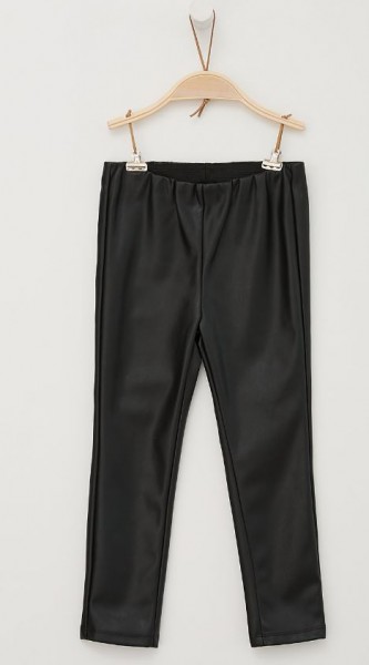 Leggings aus Lederimitat