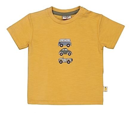 T-Shirt Autos, Gelb