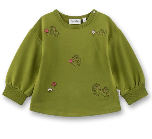 Sweatshirt Olive/Igel