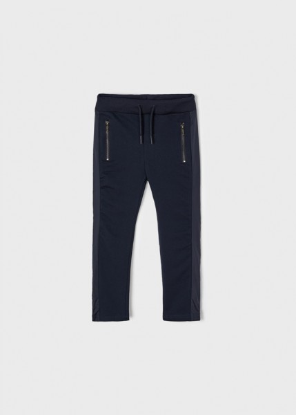 Sweathose fein, marinblau