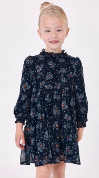 Kleid, marinblau