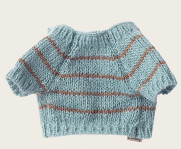 Gestrickter Pullover, Welpen Zubehör, Klein, Blau