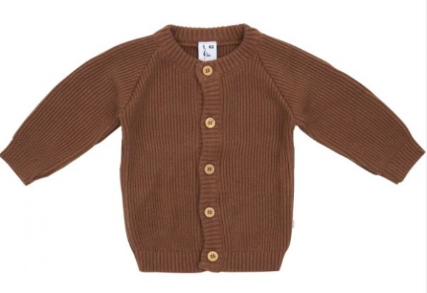 Cardigan Strickjacke Braun
