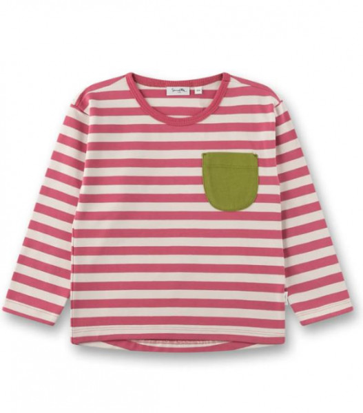 Langarmshirt Pink/Streifen
