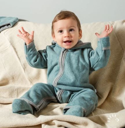 Baby Overall, GOTS, Baumwollfleece