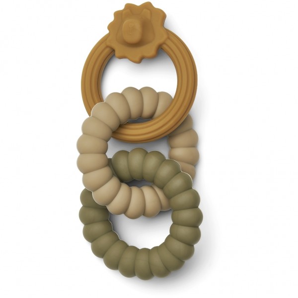 Beißring "Gilbert", lion golden caramel multi mix