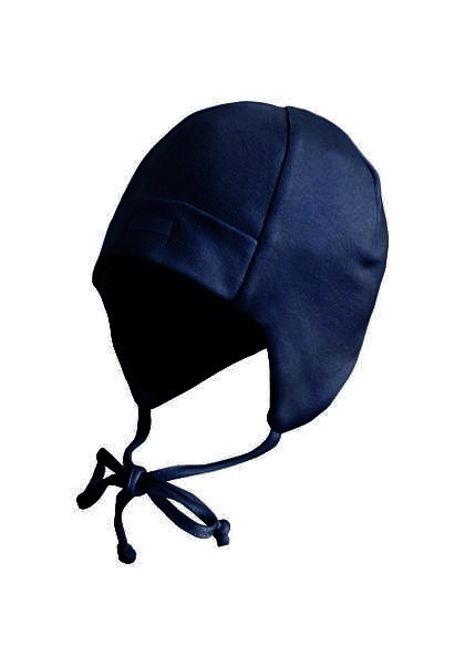 Mütze, Jersey, Bindeband, marineblau