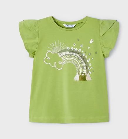 T-shirt kurzarm, apfelgrün