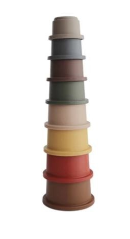 Stapelturm Cups, retro