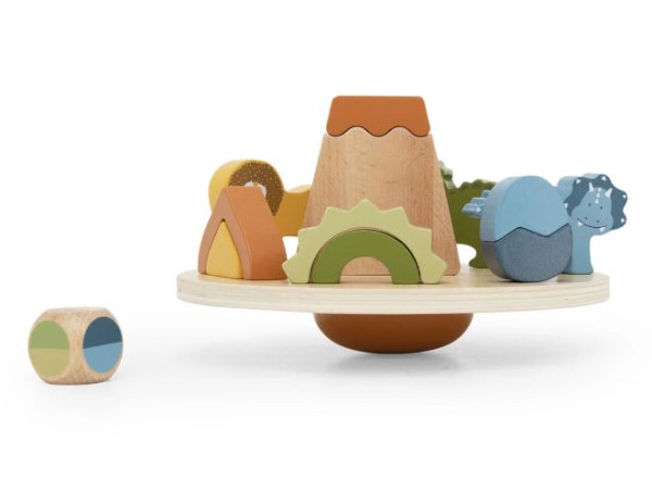 Balance-Spiel aus Holz Dino Abendteuer