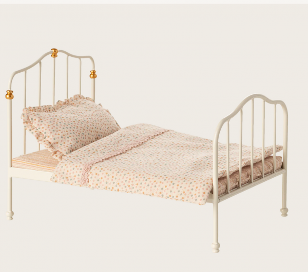 Vintage Bett, Maus, Creme
