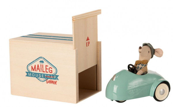 Auto Maus, Blau, Garage