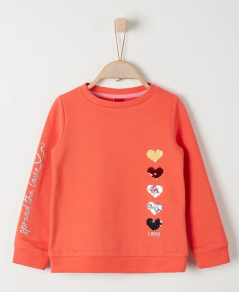 Sweatshirt, Reg-Fit in orange