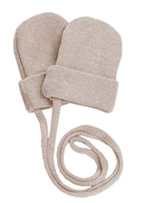 Baby-Fausthandschuhe 1005 Baumwolle beige