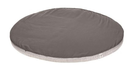 Sitzkissen Anthrazit 100x100 Bio Baumwolle