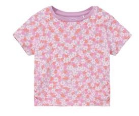 Kurzarmshirt Blume
