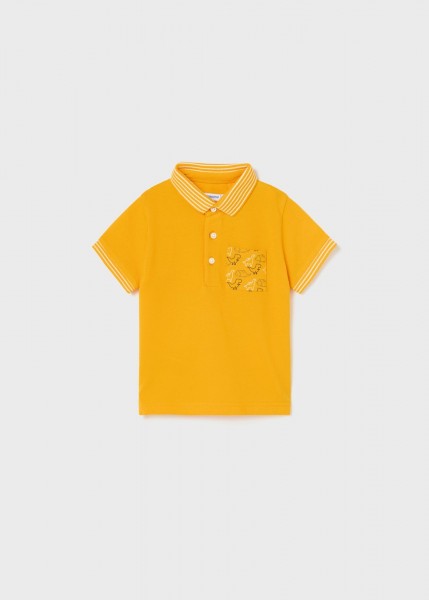 Polo kurzarm, bernstein