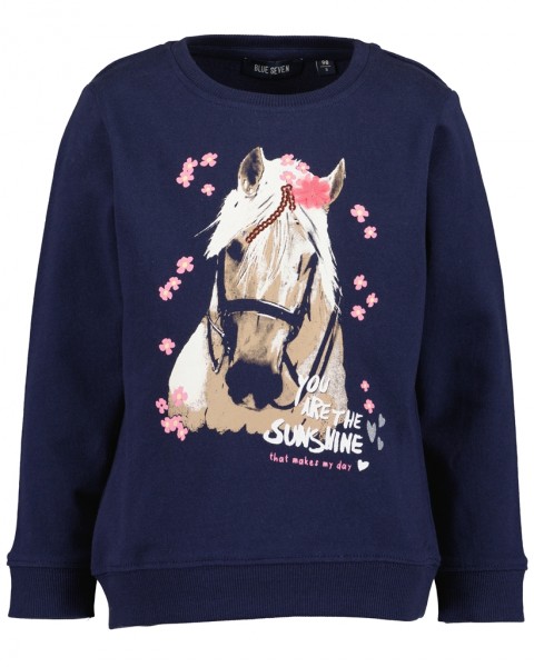 Sweatshirt, Rundhals, ultramarin