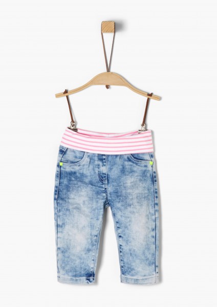 S'Oliver, Jeans mit Umschlagbund