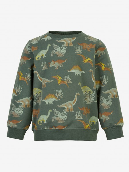 Sweatshirt langarm, duck green