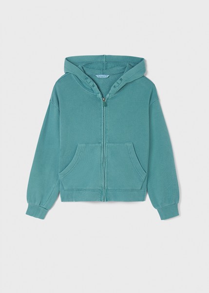 Sweatjacke, türkis