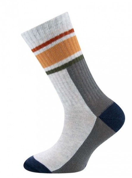 Socken Rippe Hellsilber