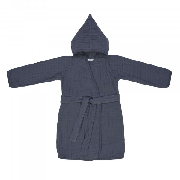 Muslin Bademantel, Navy