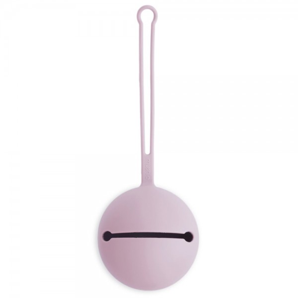 Schnullerbox Silikon, soft lilac